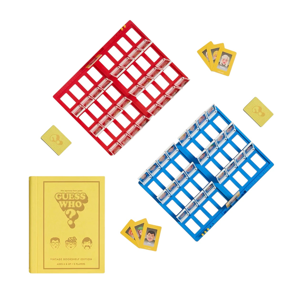 Guess Who Vintage Bookshelf Edition Board Game