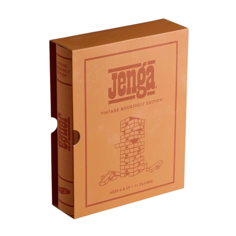 Jenga Vintage Bookshelf Edition Board Game