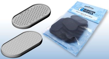 Rubicon Models: 25mm x 50mm Round Base (pack of 10)