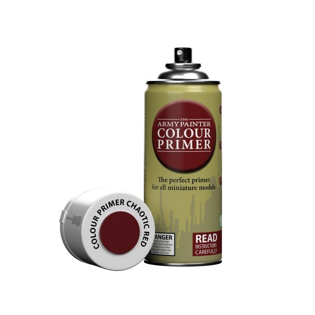Army Painter Aerosol Spray Primer - Chaotic Red 400ml