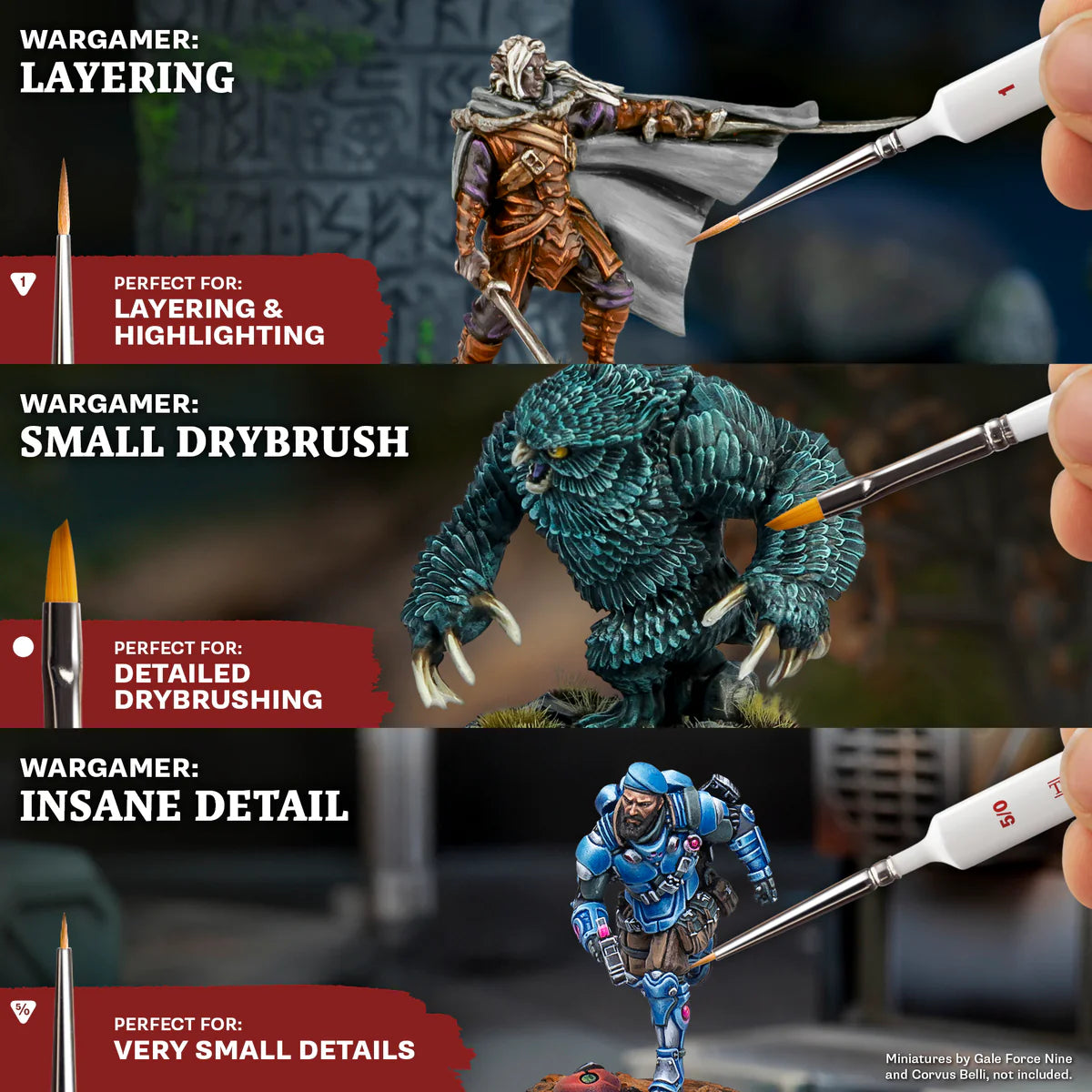 Army Painter: Most Wanted Brush Set