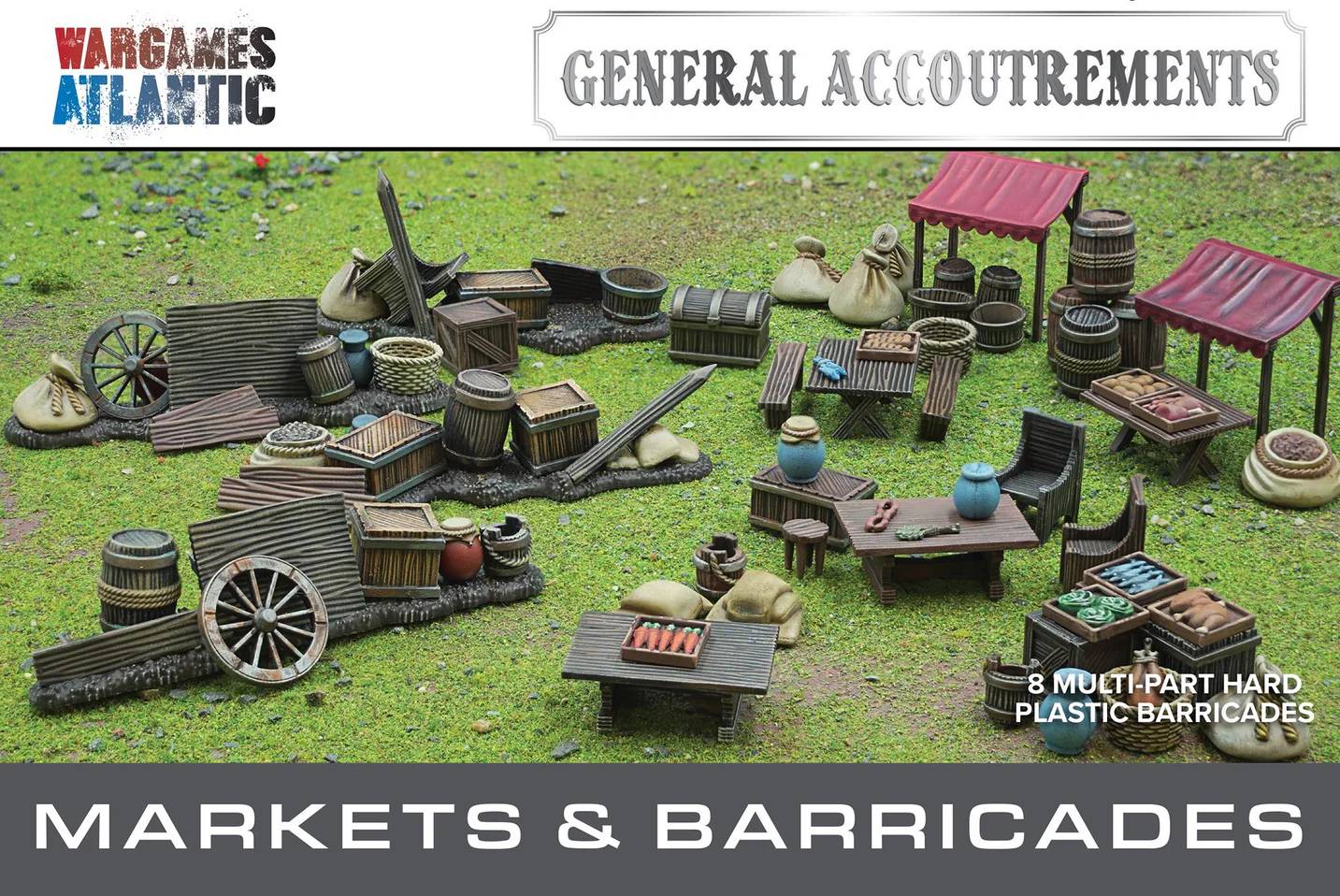 Wargames Atlantic: General Accoutrements - Markets & Barricades