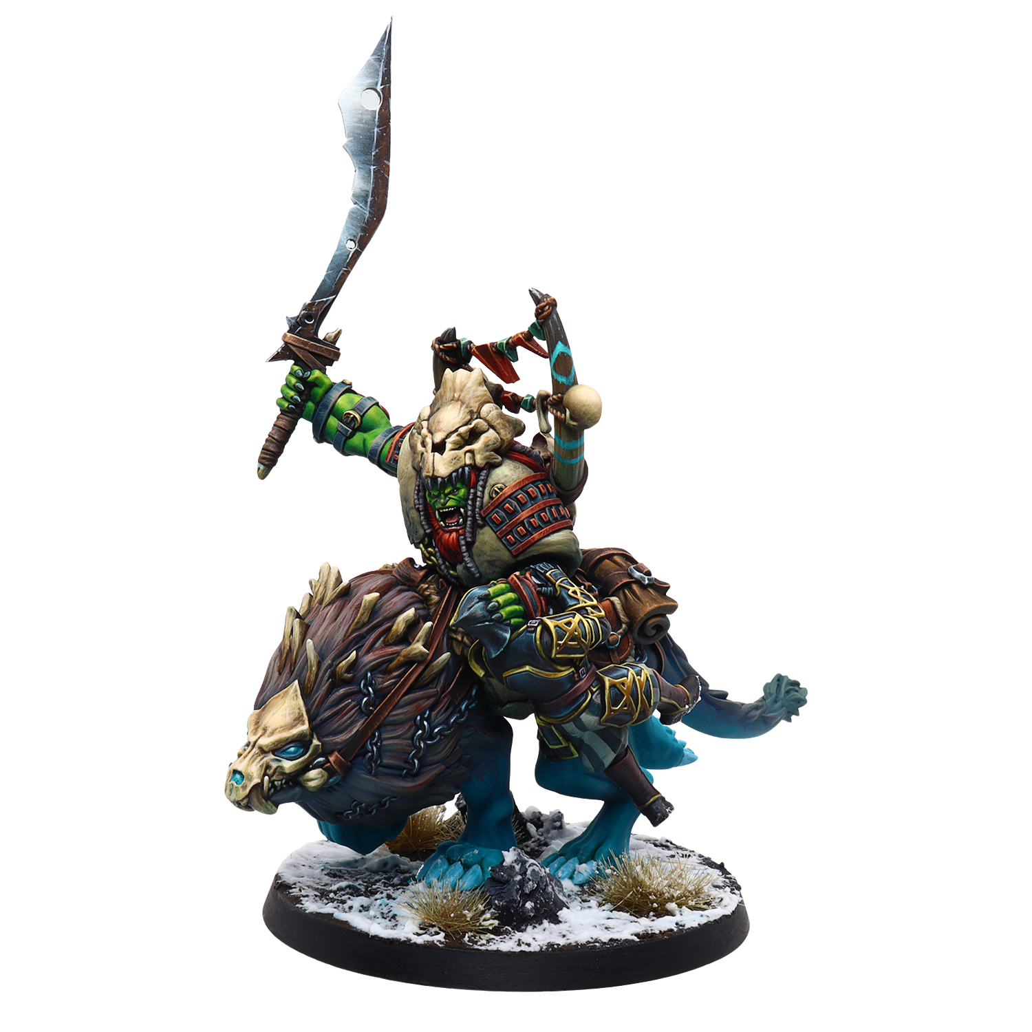 Warcrow: Northern Tribes - Mounted Wrathmane