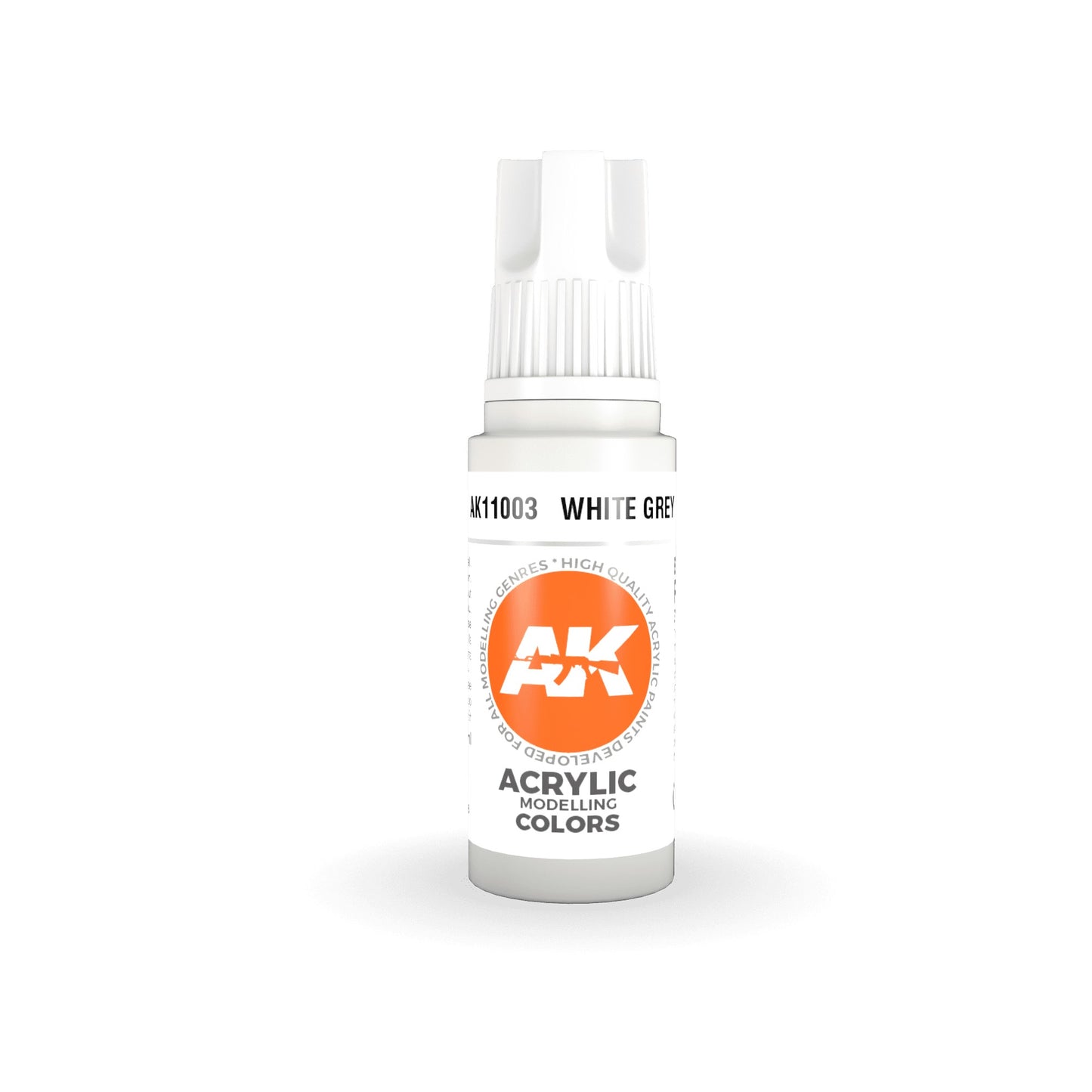 AK Interactive: 3 Gen Acrylics - White Grey 17ml
