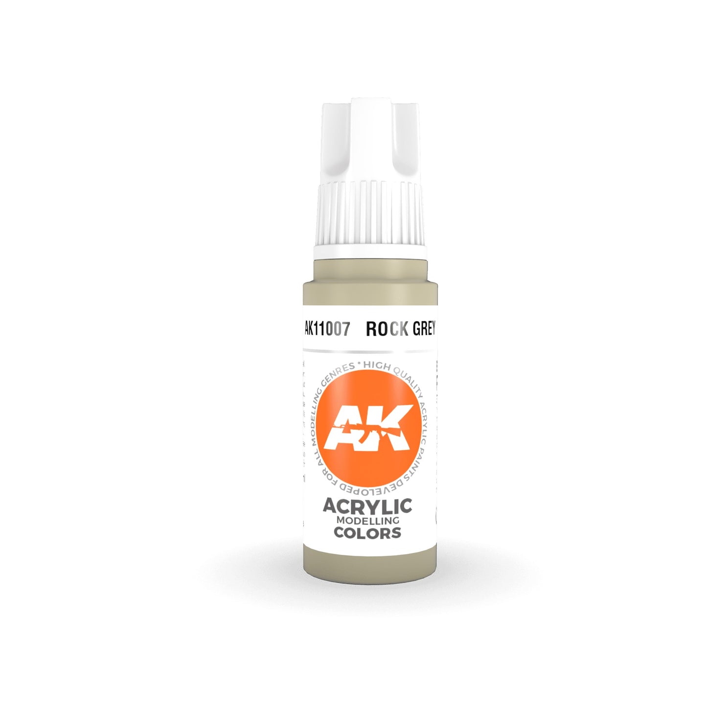 AK Interactive: 3 Gen Acrylics - Rock Grey 17ml