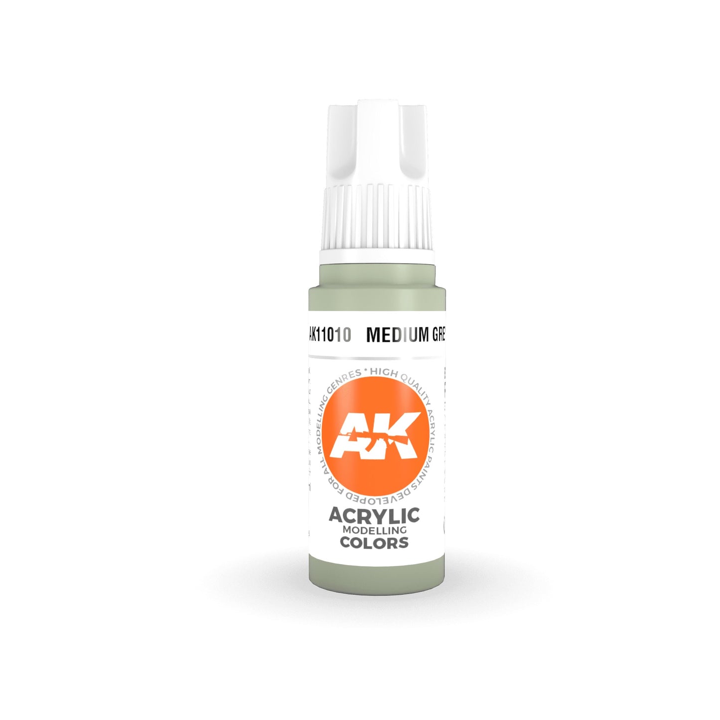 AK Interactive: 3 Gen Acrylics - Medium Grey 17ml