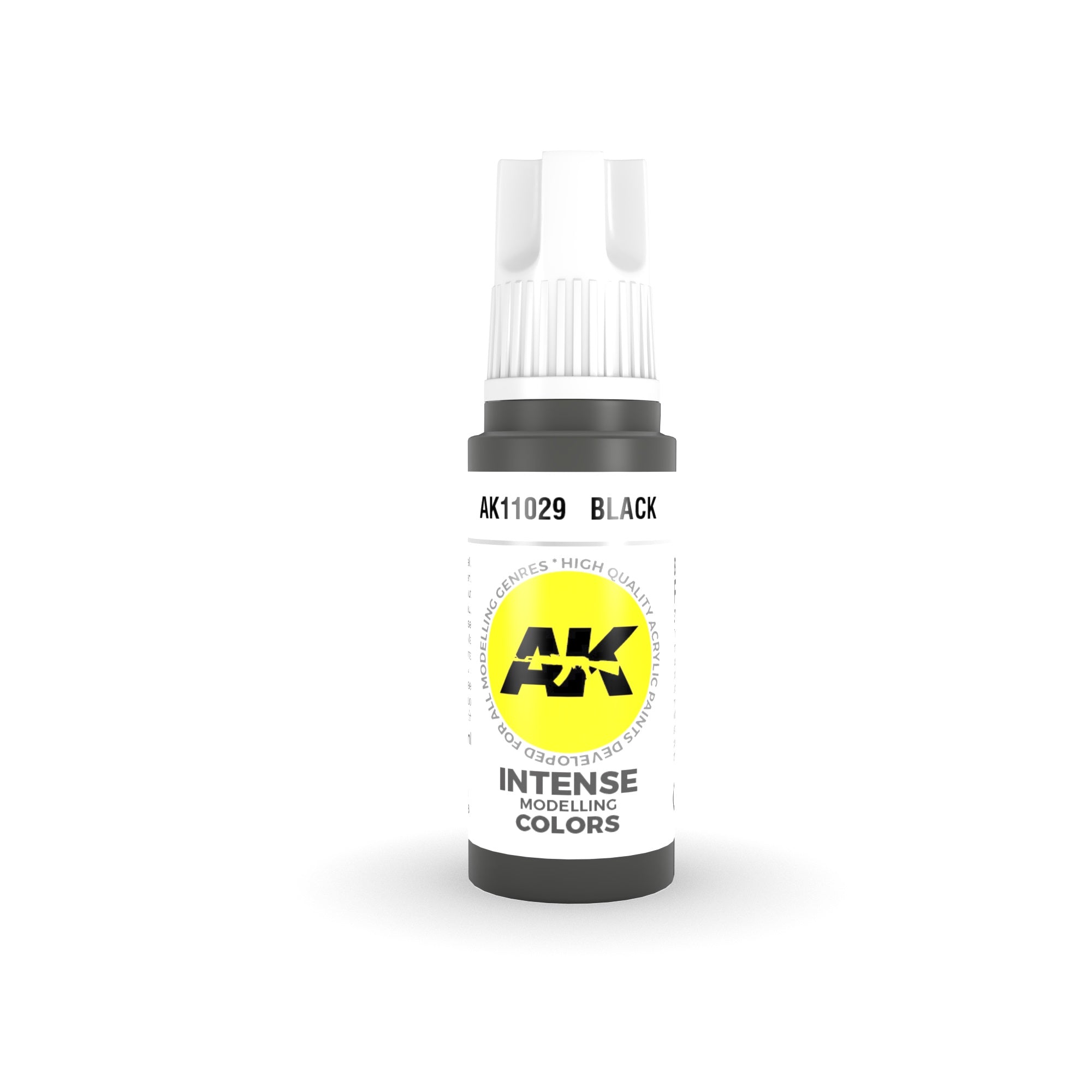 AK Interactive: 3 Gen Acrylics - Black 17ml