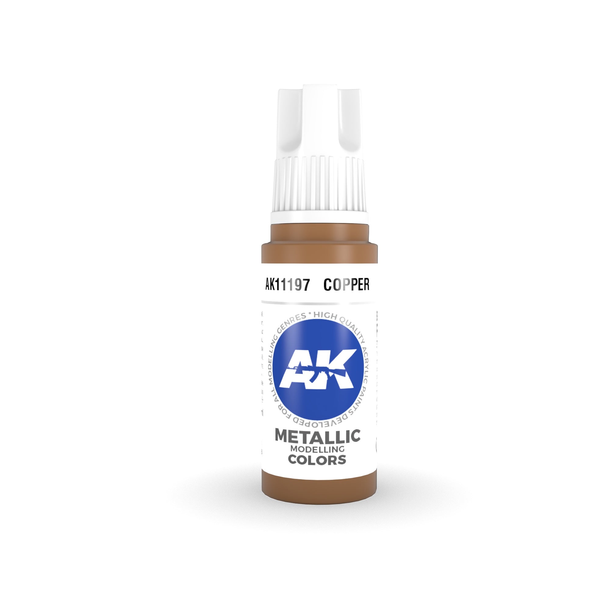 AK Interactive: 3 Gen Acrylics - Copper 17ml