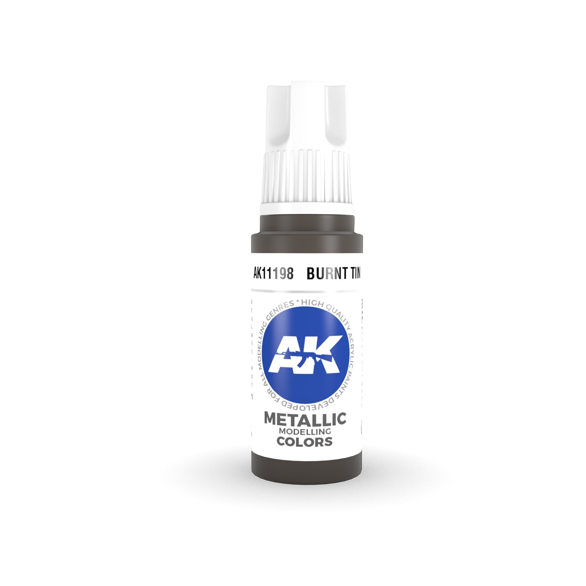 AK Interactive: 3 Gen Acrylics - Burnt Tin 17ml