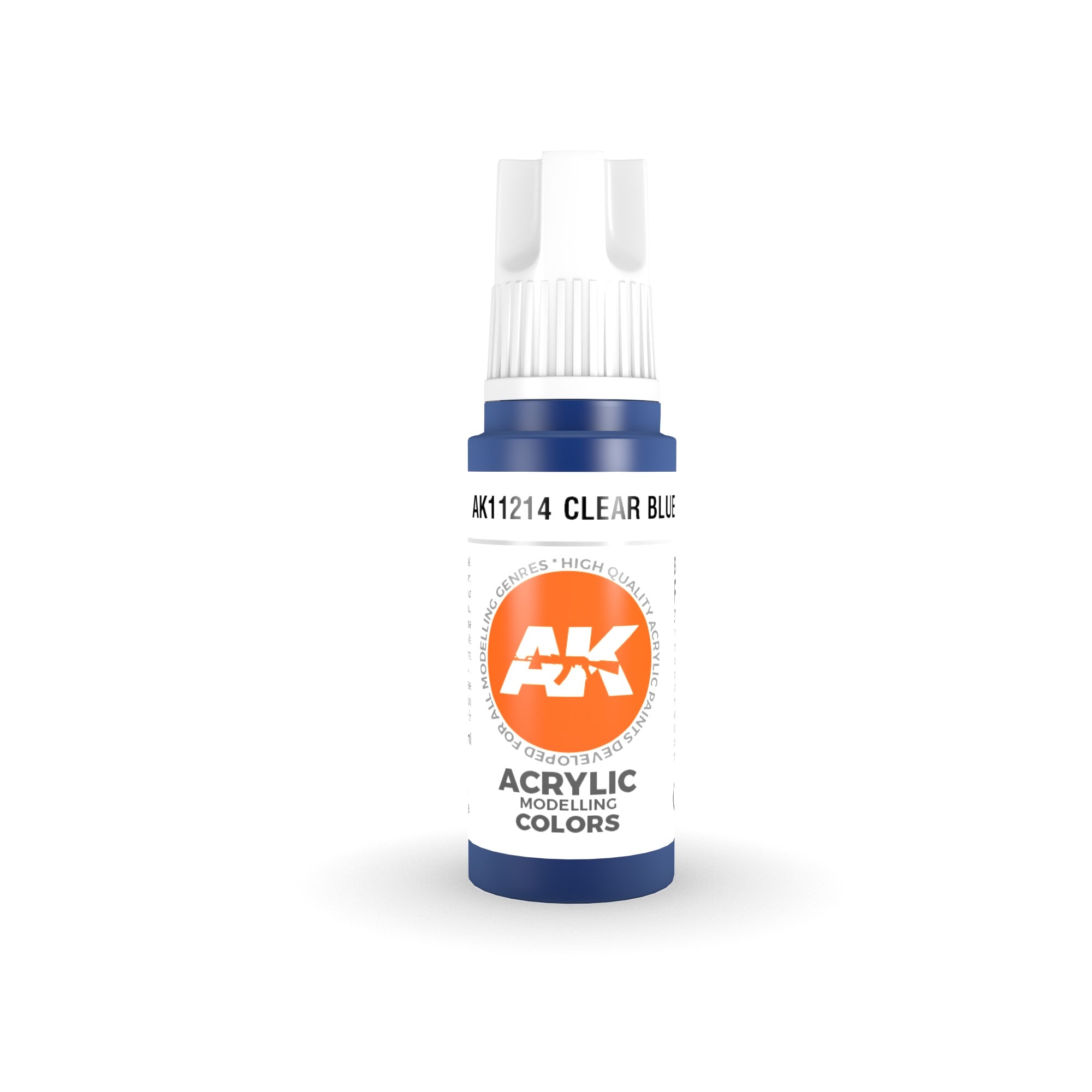 AK Interactive: 3 Gen Acrylics - Clear Blue 17ml