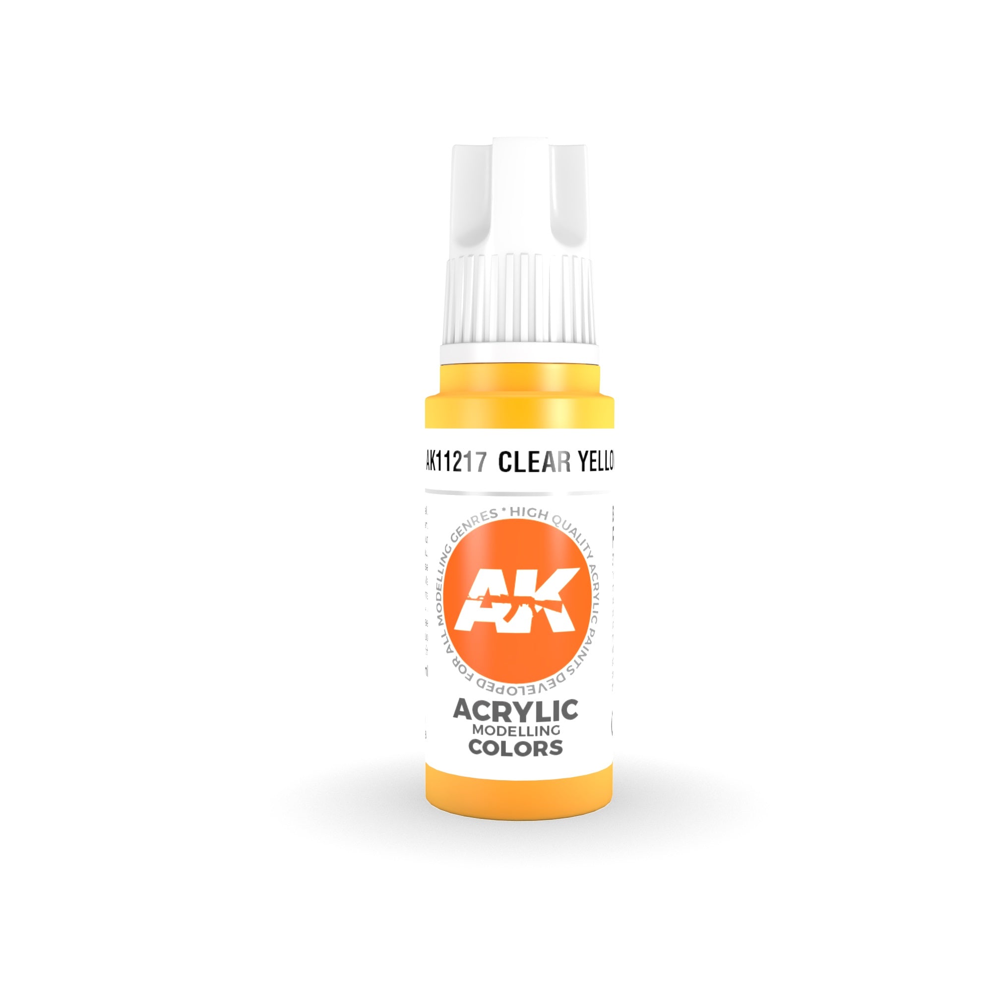 AK Interactive: 3 Gen Acrylics - Clear Yellow 17ml