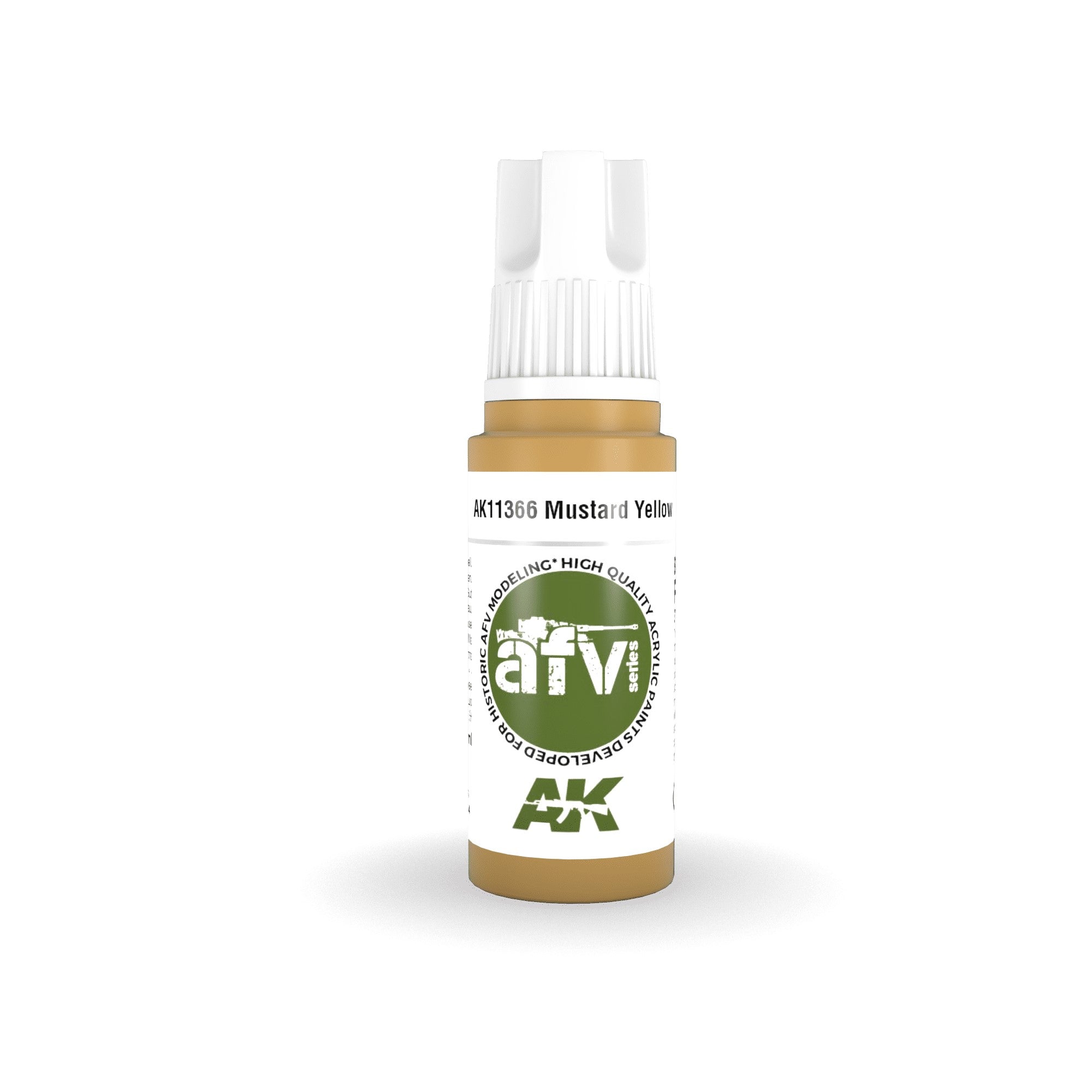 AK Interactive: 3 Gen Acrylics - Mustard Yellow 17ml