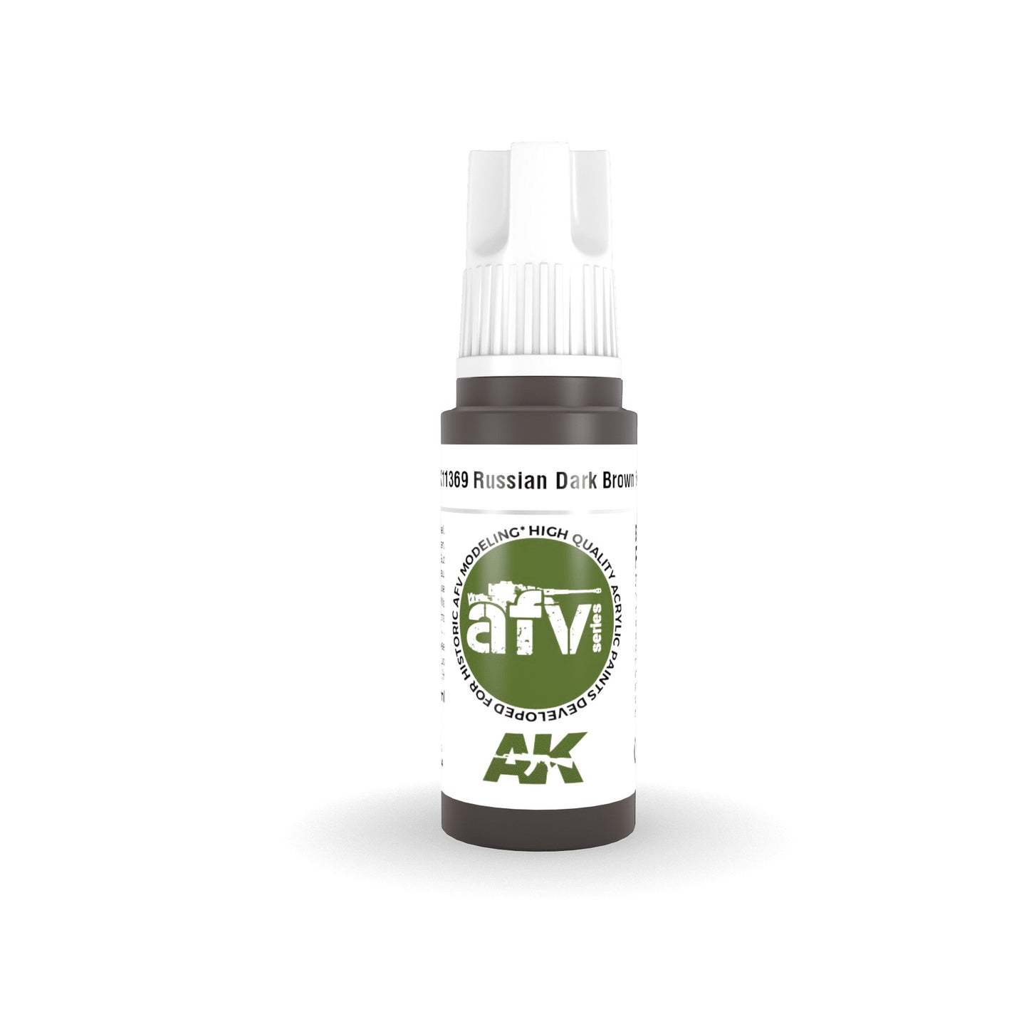 AK Interactive: 3 Gen Acrylics - Russian Dark Brown 6K 17ml