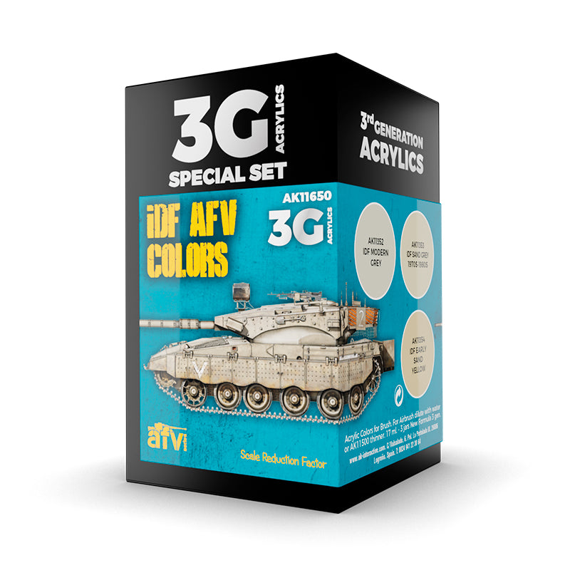 AK Interactive: 3 Gen Acrylics - Idf Afv Color Combos
