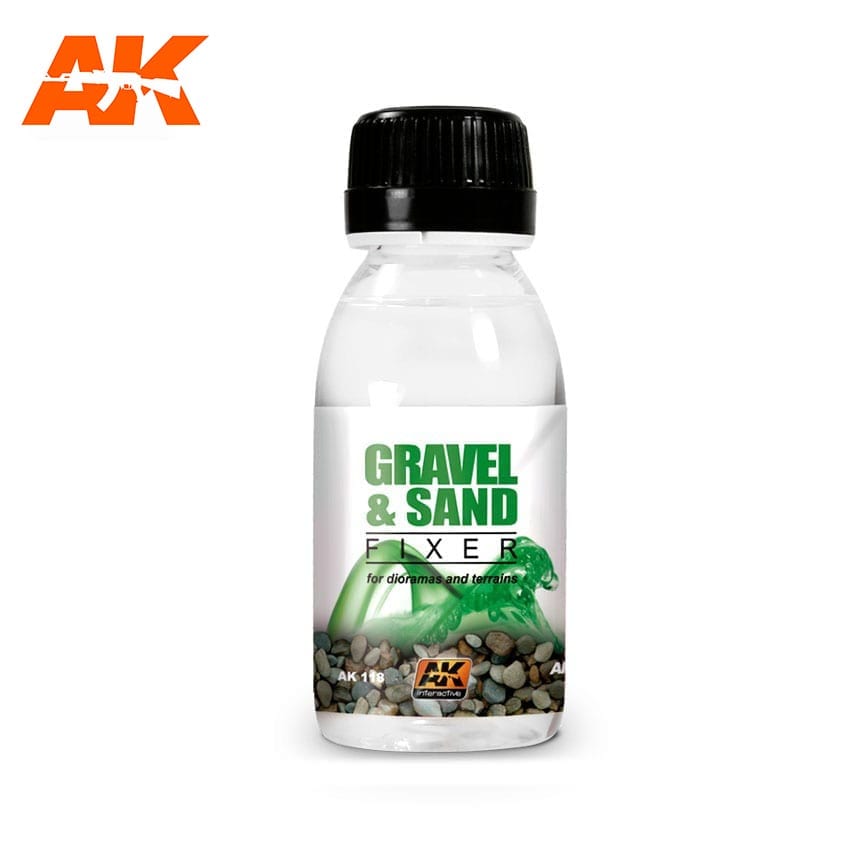 AK Interactive: Auxiliaries - Gravel & Sand Fixer