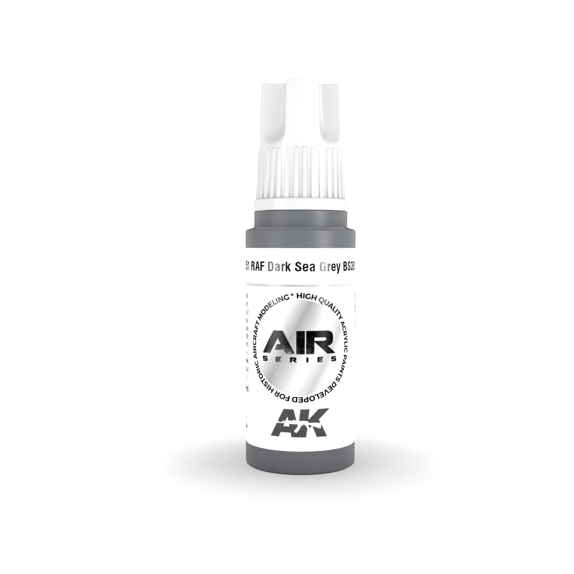 AK Interactive: 3 Gen Acrylics - Raf Dark Sea grey Bs381C/638 17ml