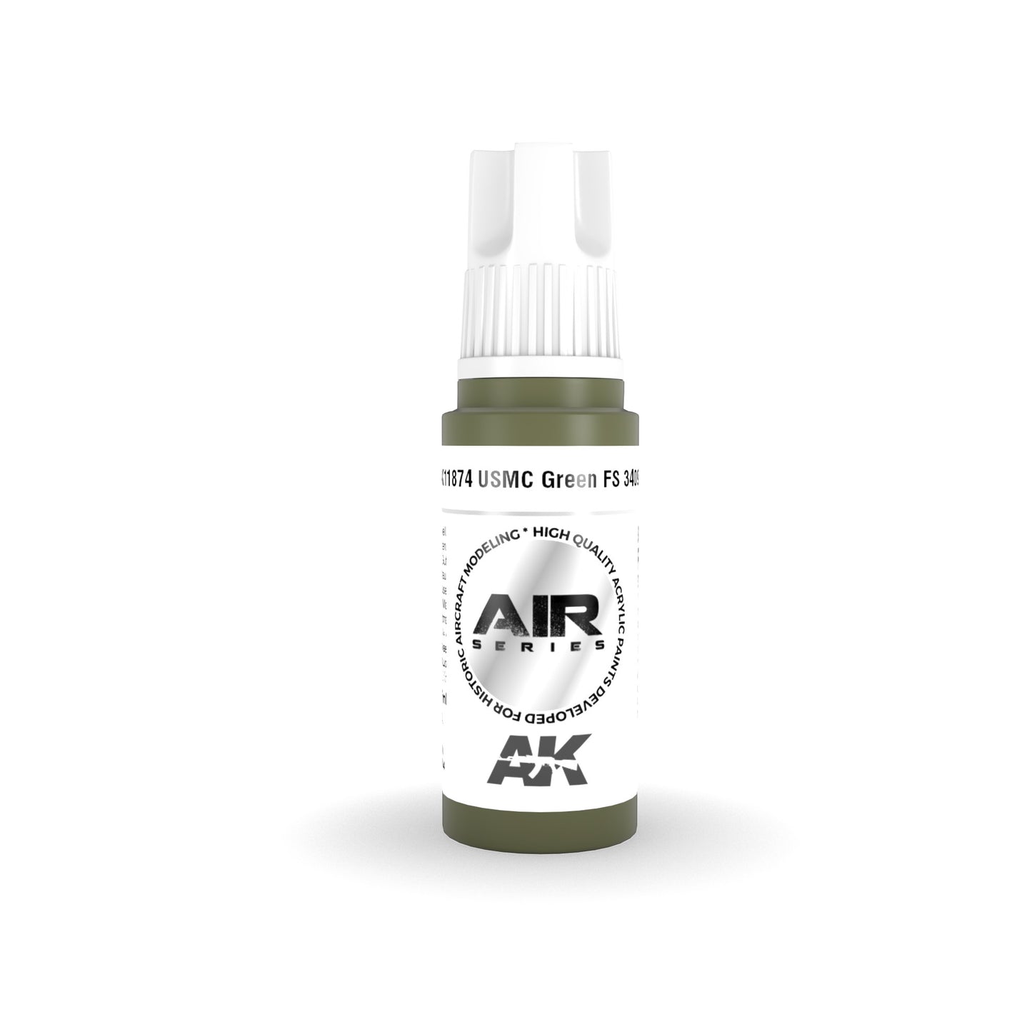 AK Interactive: 3 Gen Acrylics - Usmc Green Fs 34095 17ml
