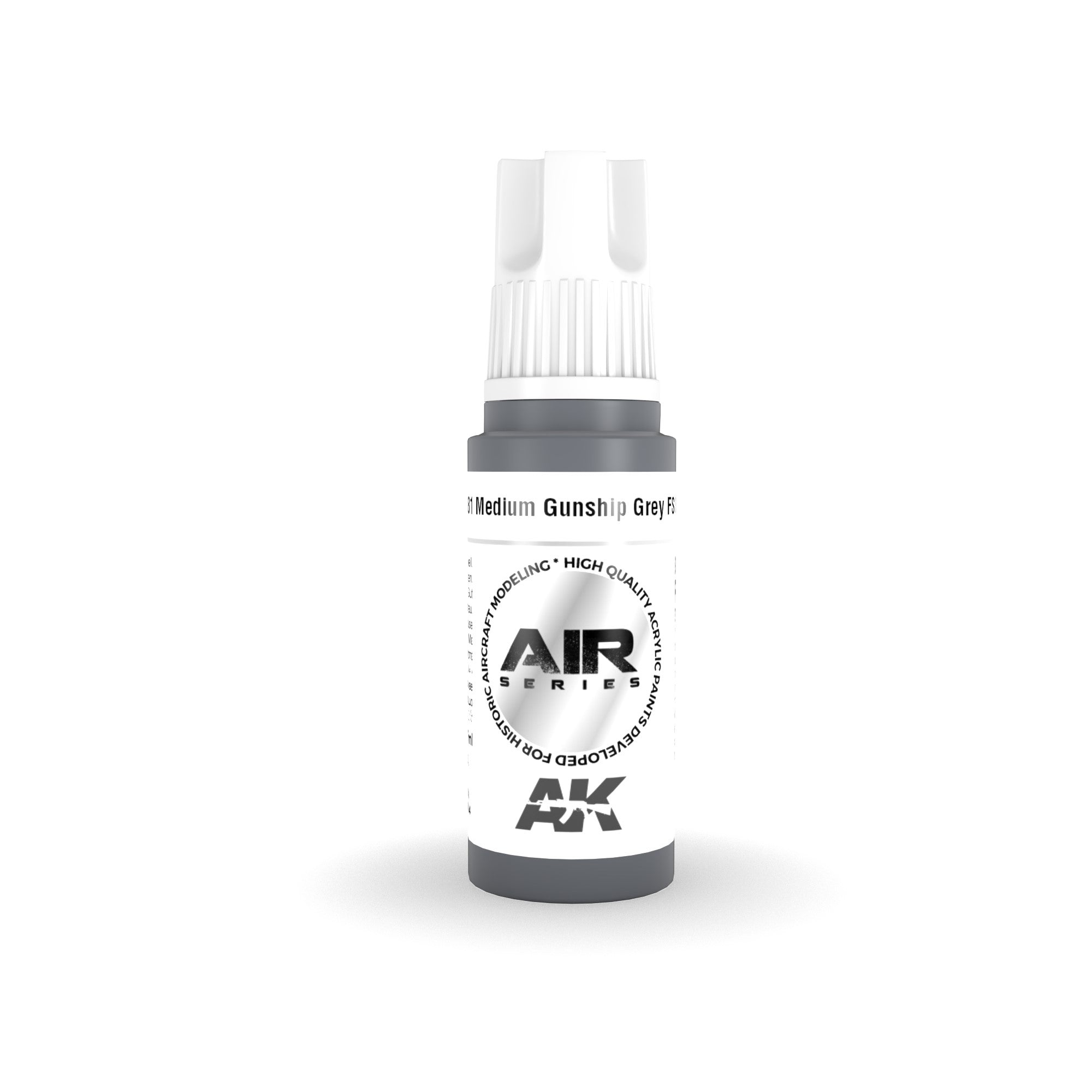 AK Interactive: 3 Gen Acrylics - Medium Gunship grey Fs 36118 17ml
