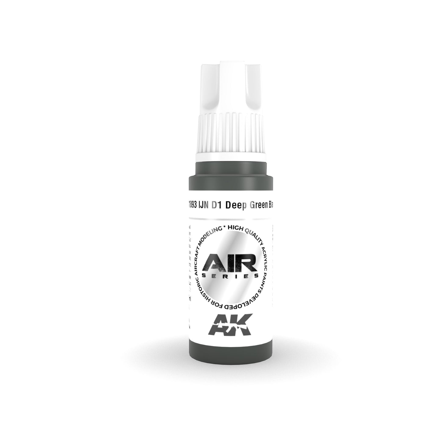 AK Interactive: 3 Gen Acrylics - Ijn D1 Deep Green Black 17ml