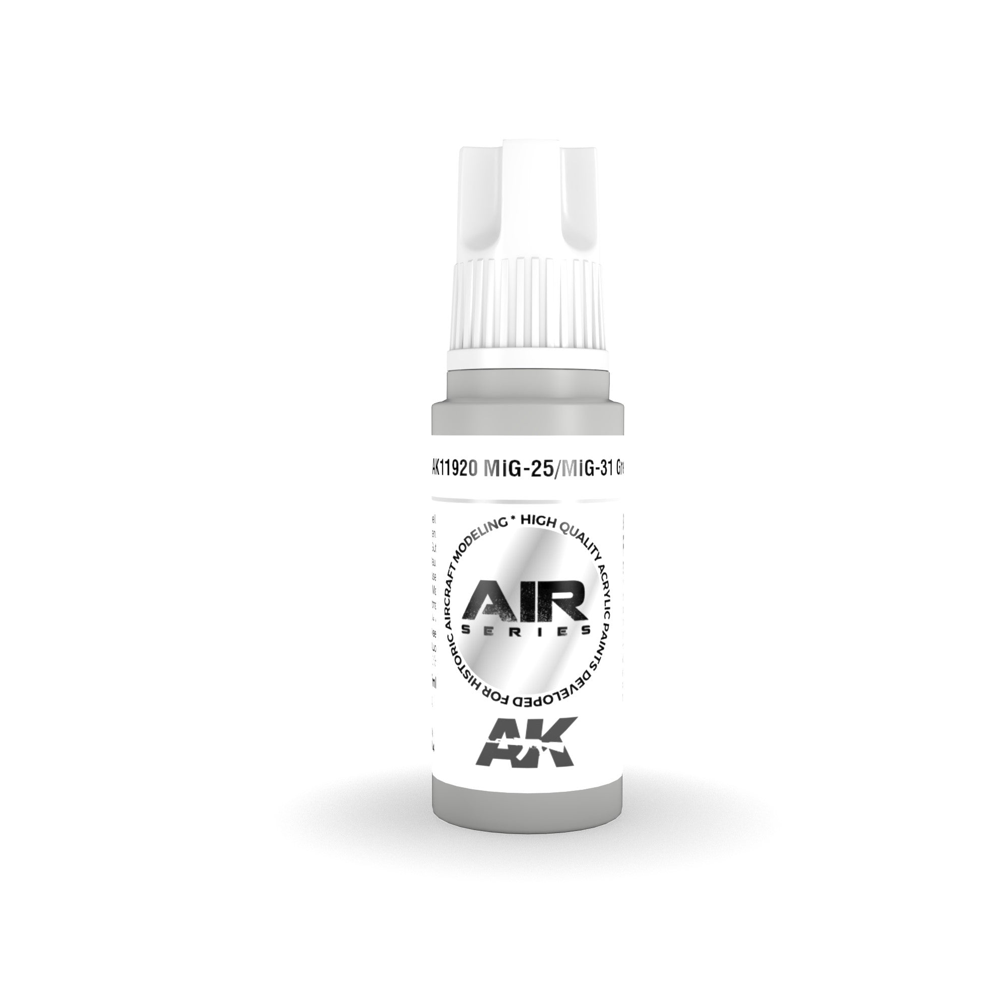 AK Interactive: 3 Gen Acrylics - Mig-25/Mig-31 grey 17ml