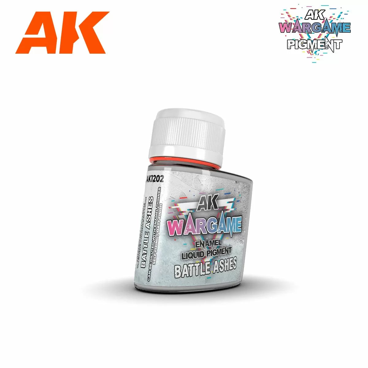 AK Interactive: Wargame Enamel Liquid Pigments - Battle Ashes 35 ml