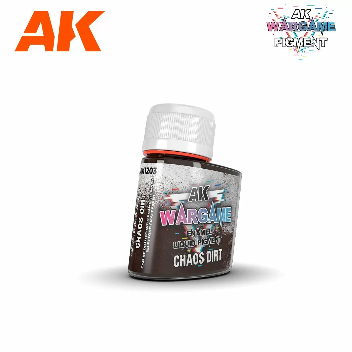 AK Interactive: Wargame Enamel Liquid Pigments - Chaos Dirt 35 ml