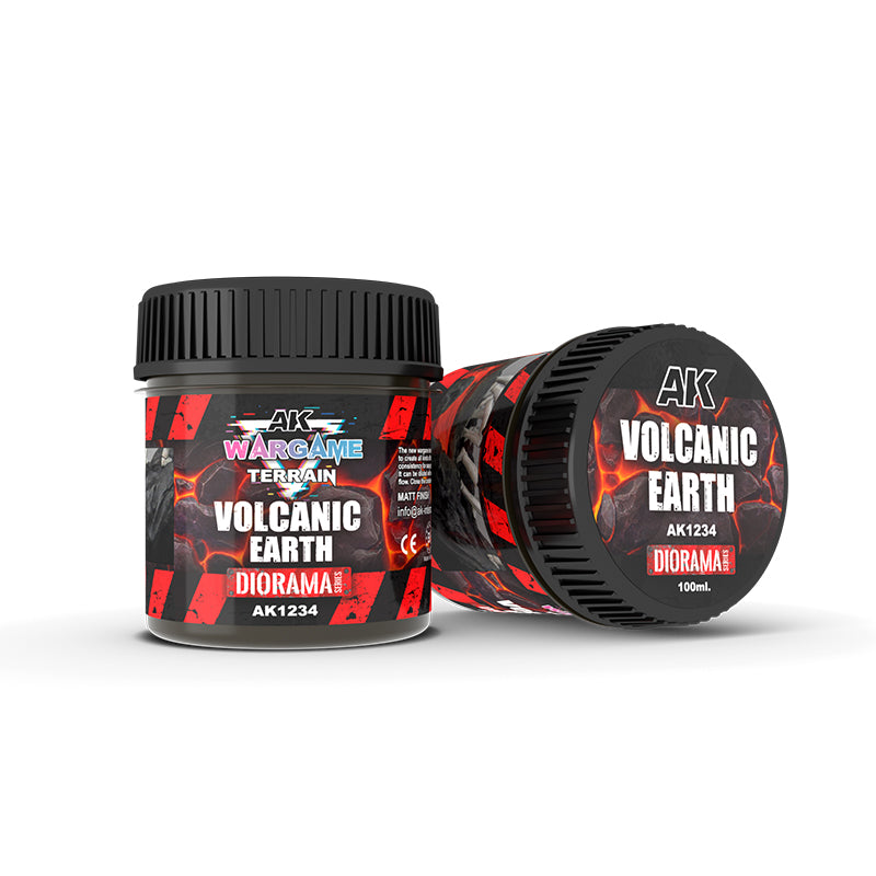 AK Interactive: Terrains - Volcanic Earth 100 ml - Warhaus