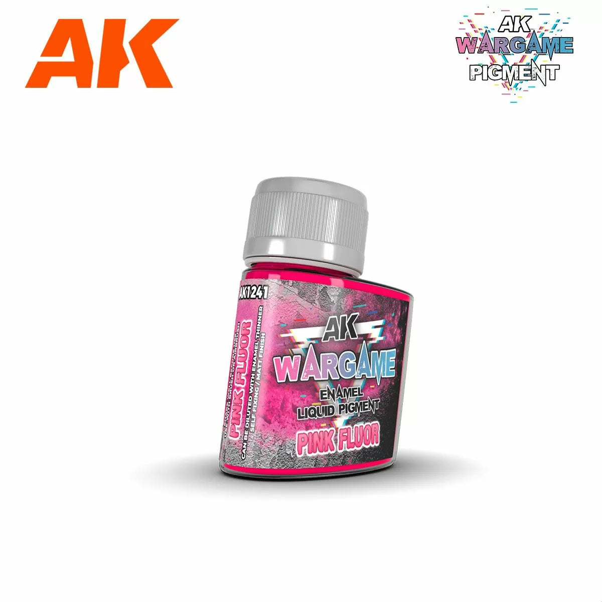 AK Interactive: Wargame Enamel Liquid Pigments - Pink Fluor 35ml