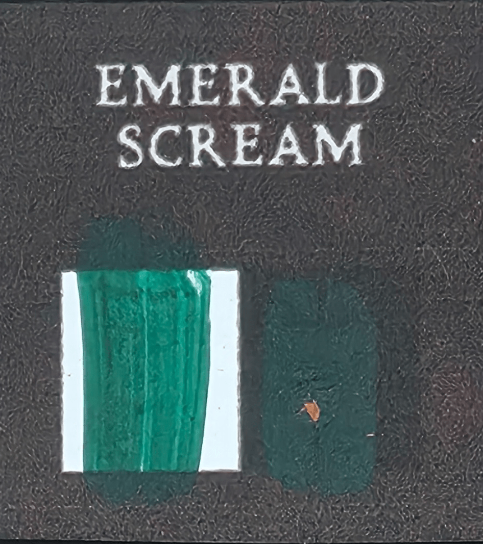 Bear Cavalry Paints: Emerald Scream 20ml colour sample