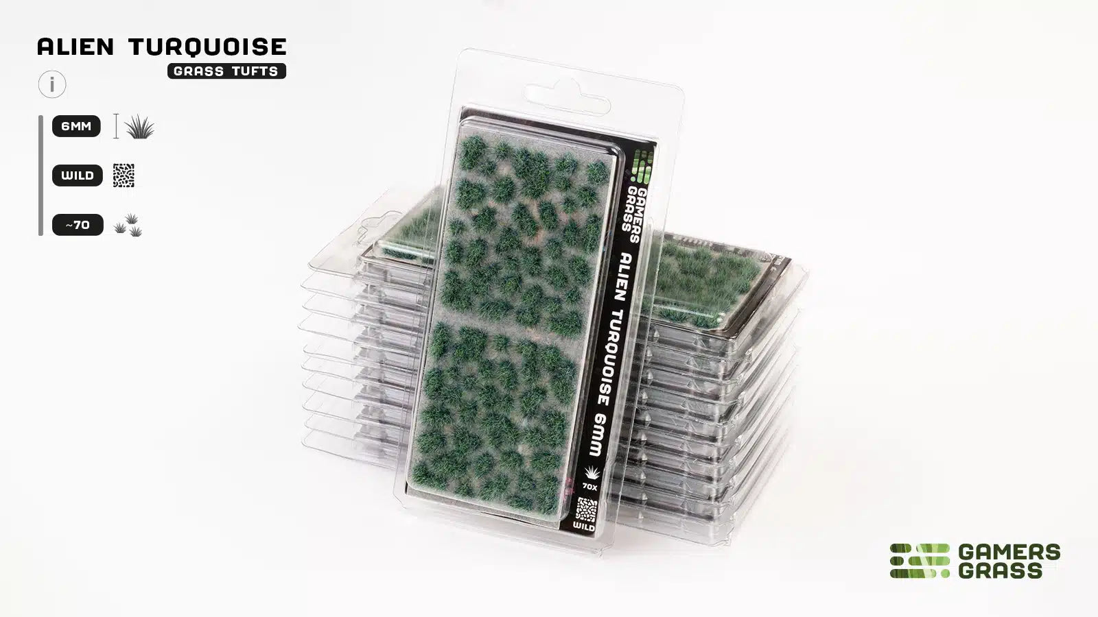 Gamers Grass: Alien Turquoise 6mm