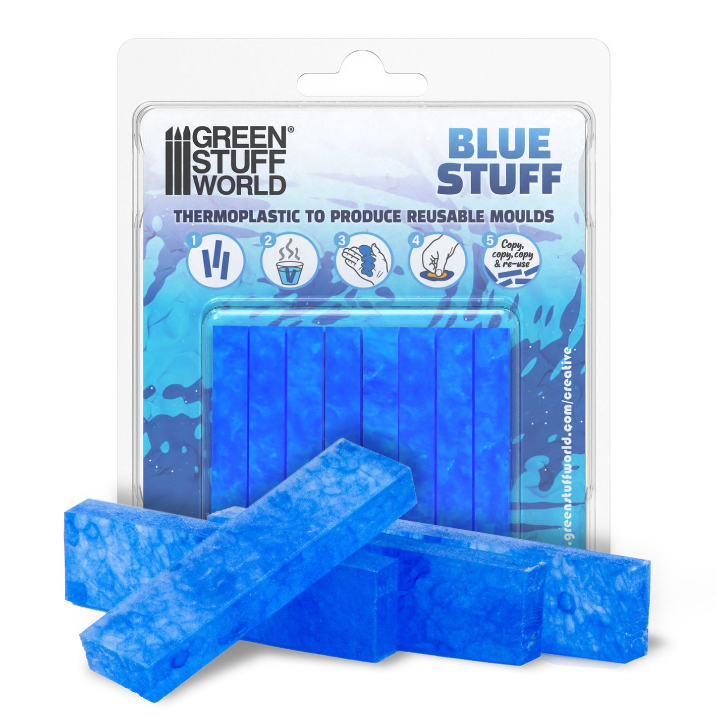 Green Stuff World: Blue Stuff Molds (8 bars)