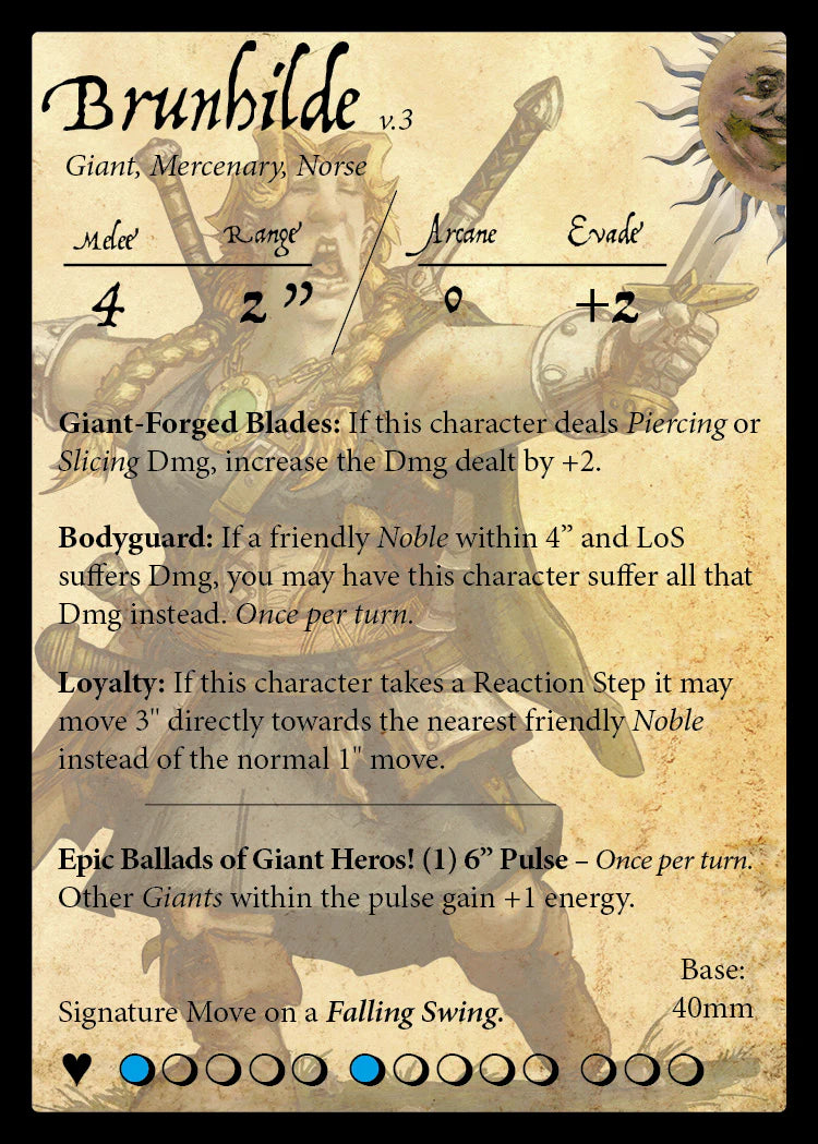 Moonstone: Brunhilde the Giant - Warhaus