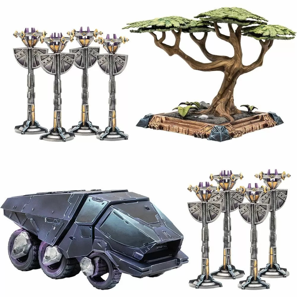 Marvel: Crisis Protocol – Kingdom of Wakanda Terrain Pack - Warhaus