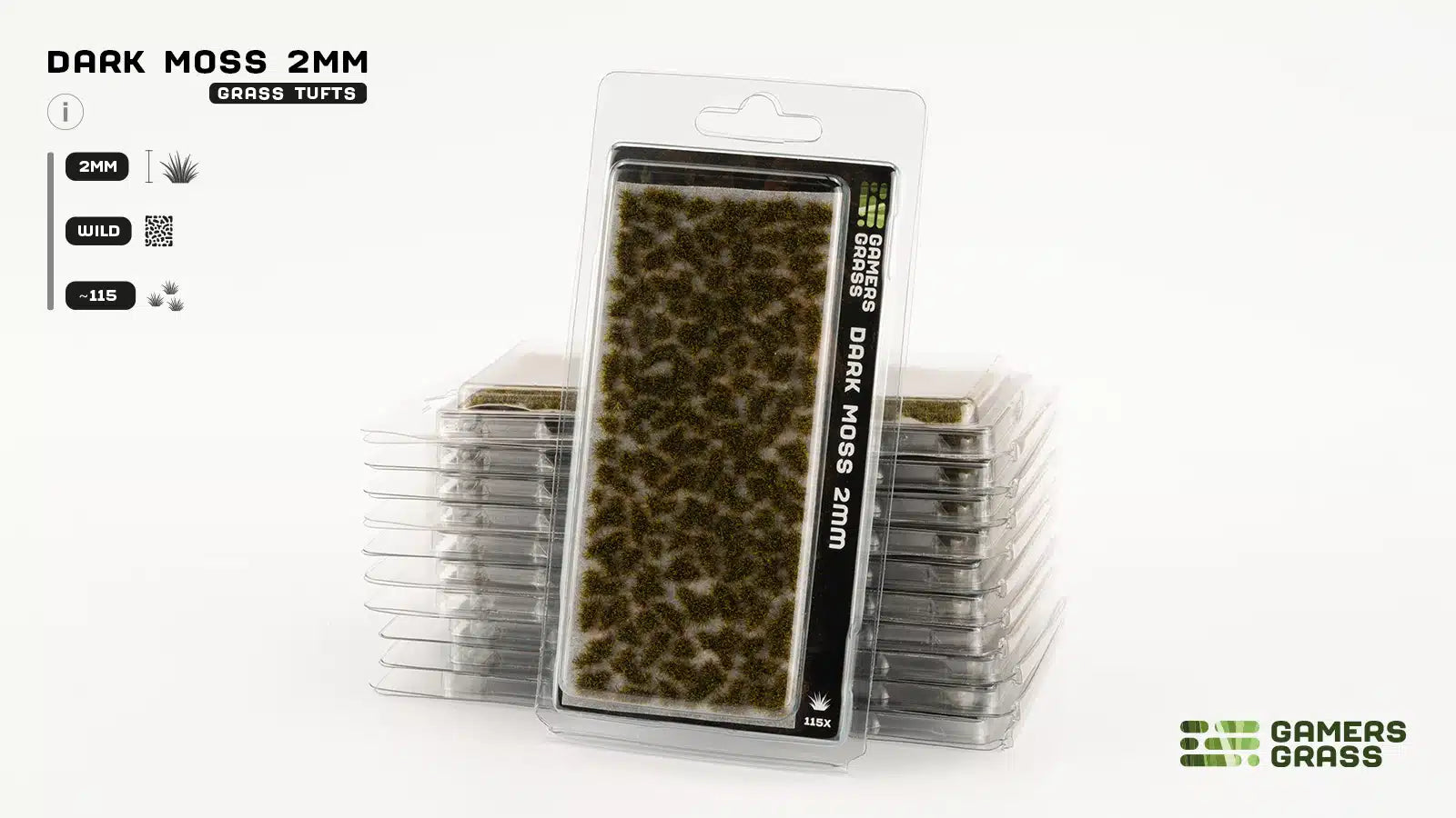 Gamers Grass: Dark Moss 2mm