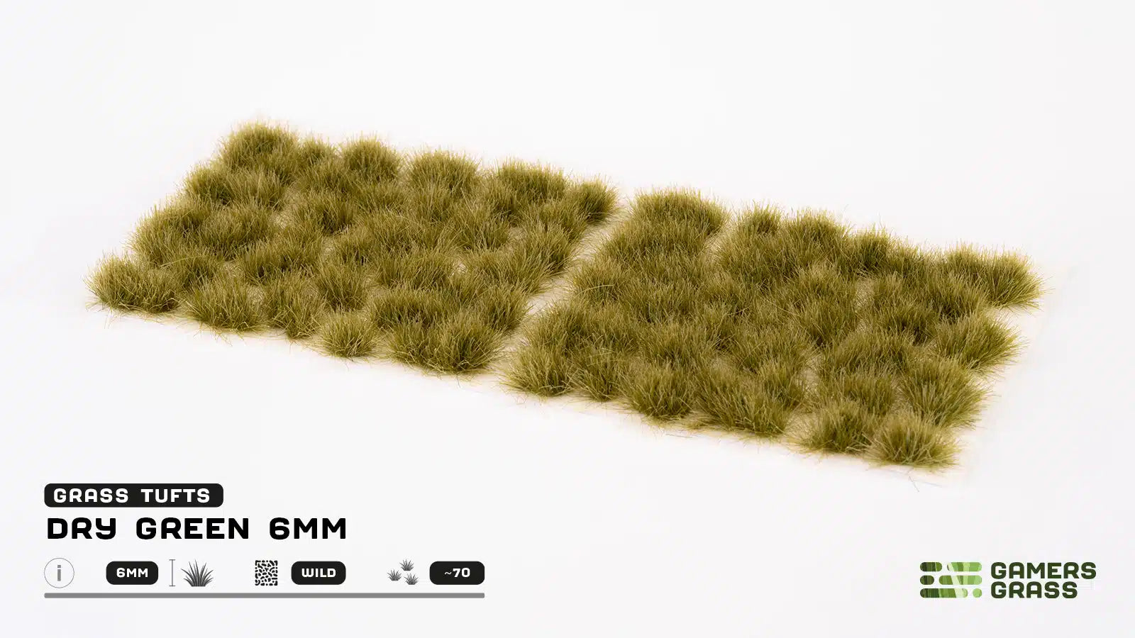 Gamers Grass: Dry Green 6mm Wild
