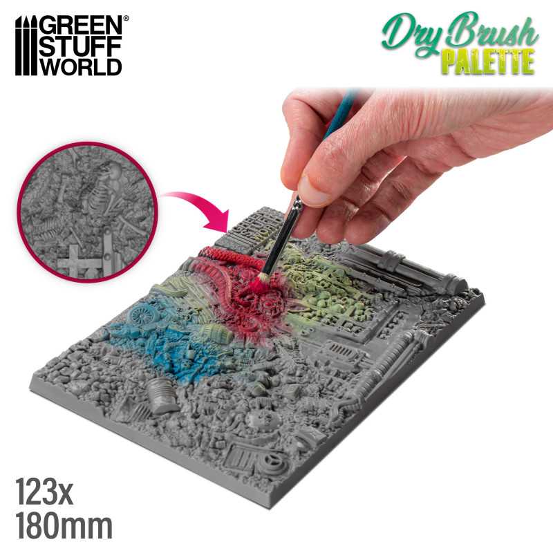 Green Stuff World: Drybrush Texture Palette