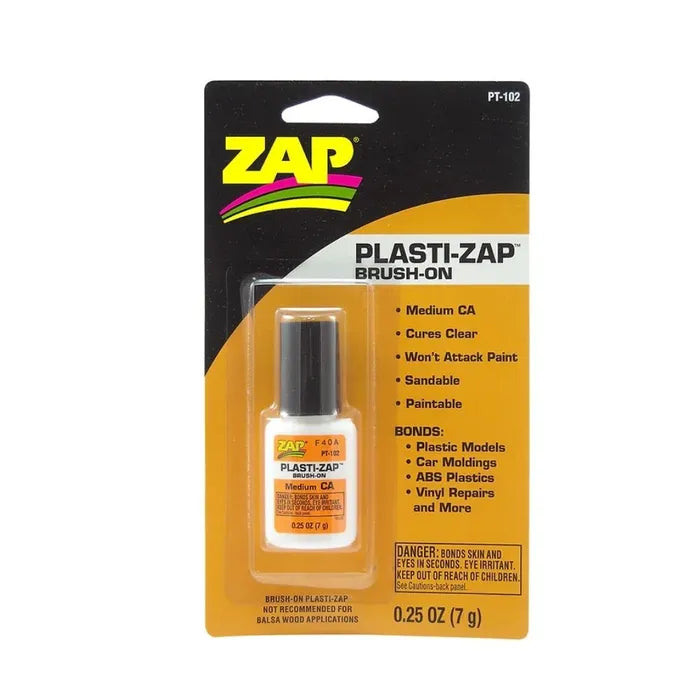 Zap: Adhesive Brush On Plasti-Zap