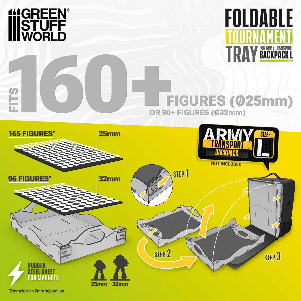 Green Stuff World: Foldable tournament tray for Army Transport Backpack