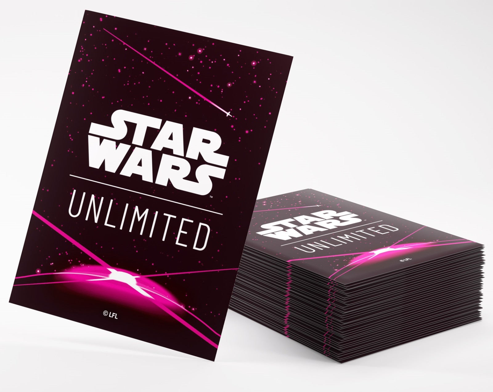 Gamegenic Star Wars Unlimited - Art Sleeves Card Back Magenta