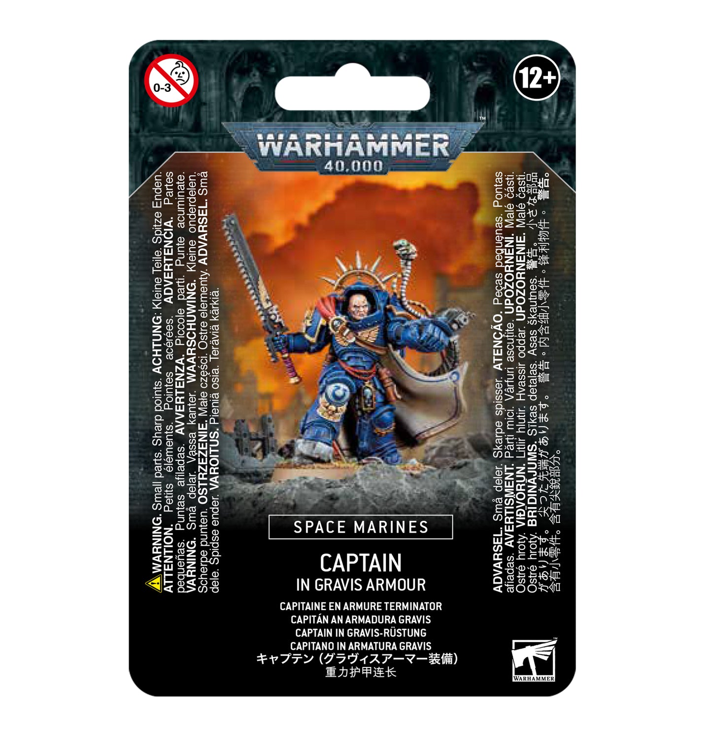 Space Marines: Captain In Gravis Armour - Warhaus