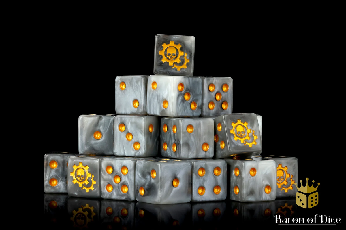Baron of Dice: Golden Cog (Round)