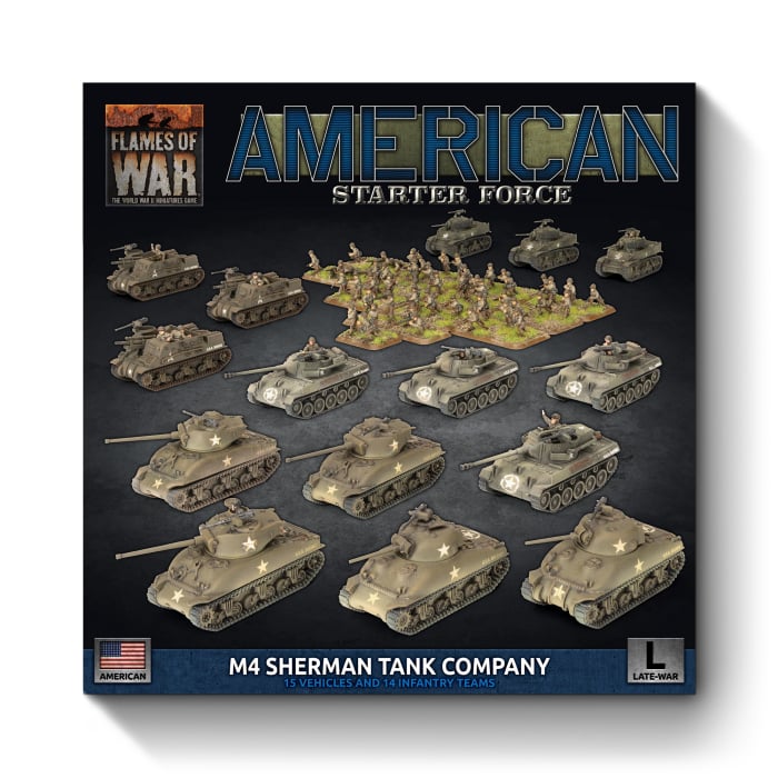 Flames of War: American - Sherman Tank Company