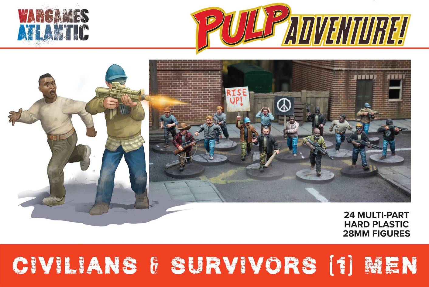 Pulp Adventure: Civilians & Survivors (1) - Men - Warhaus