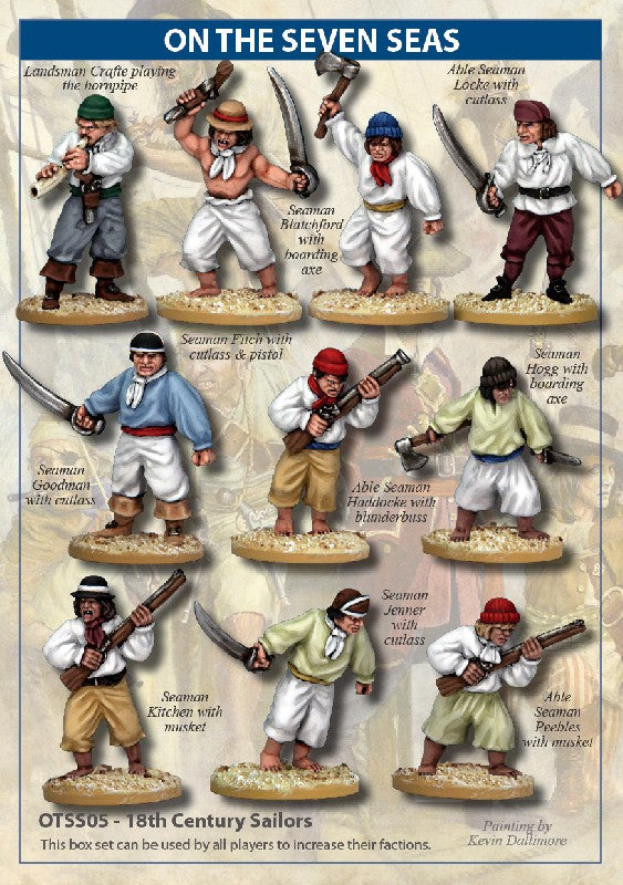 On The Seven Seas: 18th Century Sailors