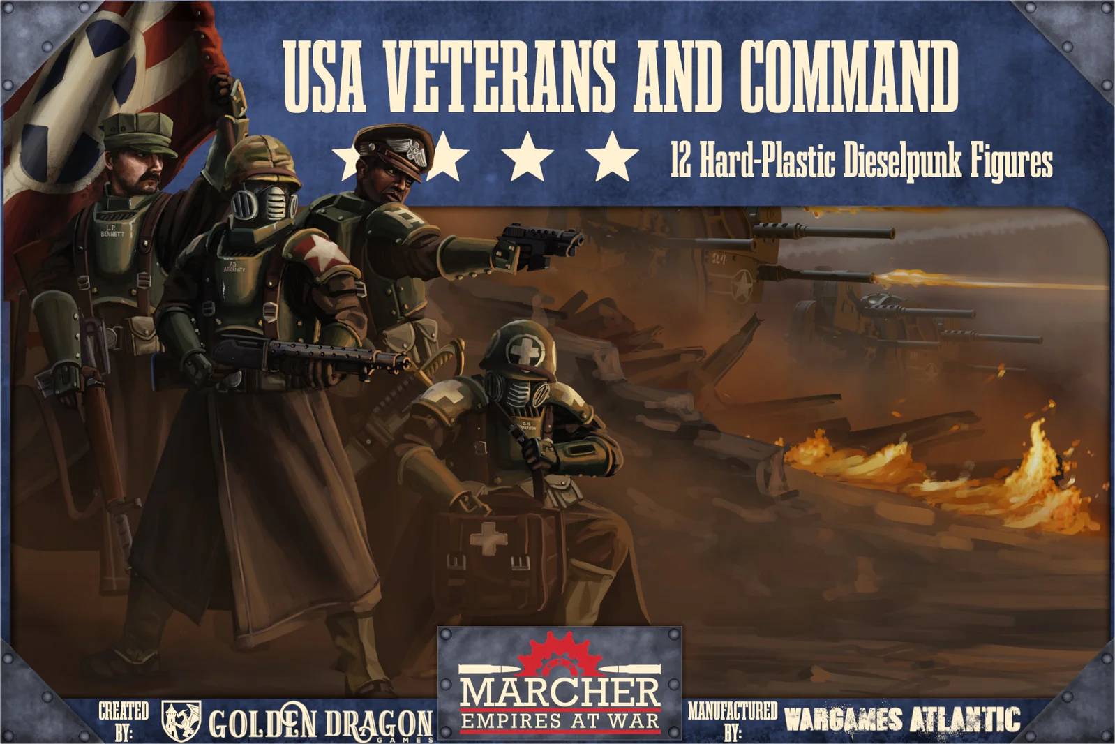 Wargames Atlantic: Marcher - USA Veterans and Command