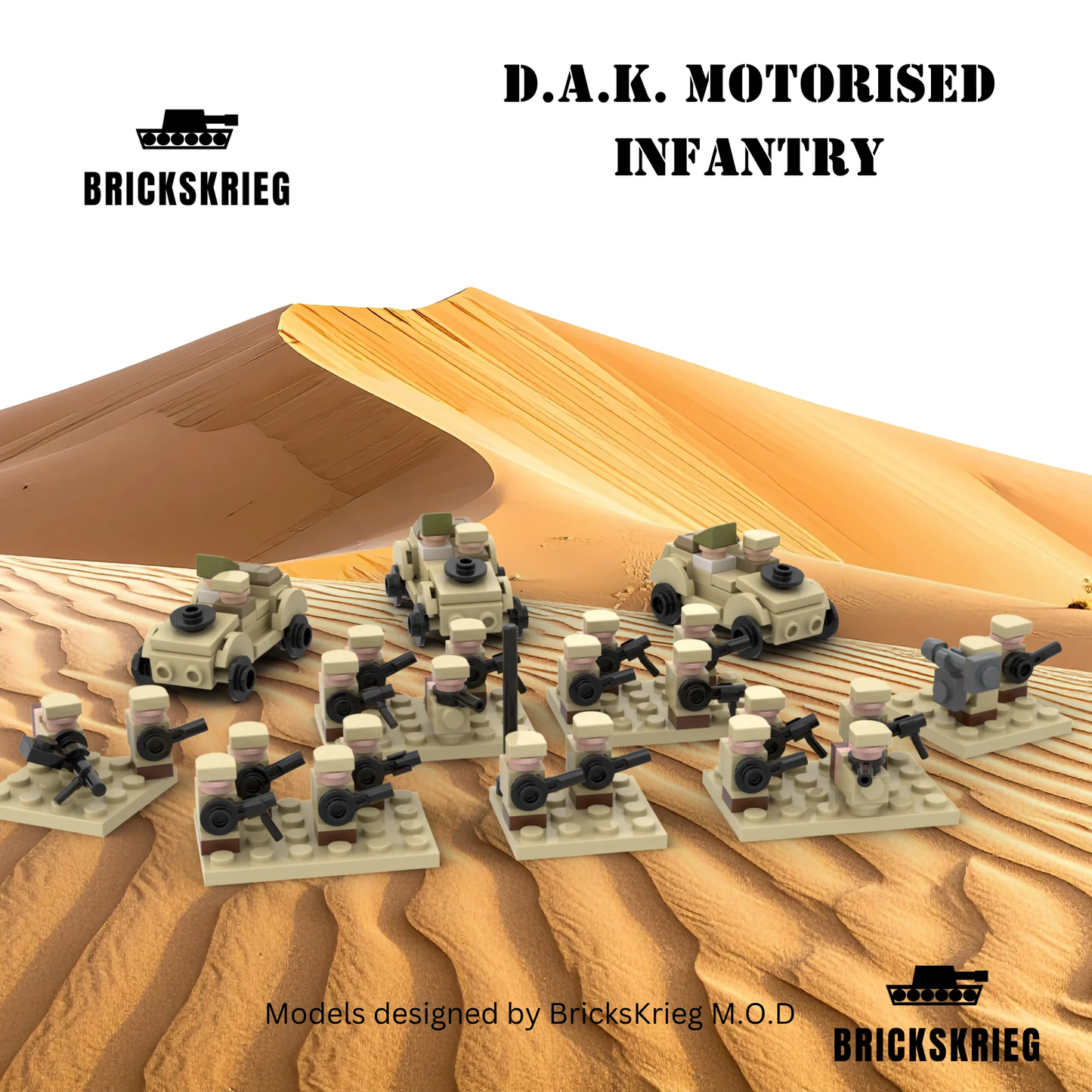 Brickskrieg: German DAK Motorised Infantry