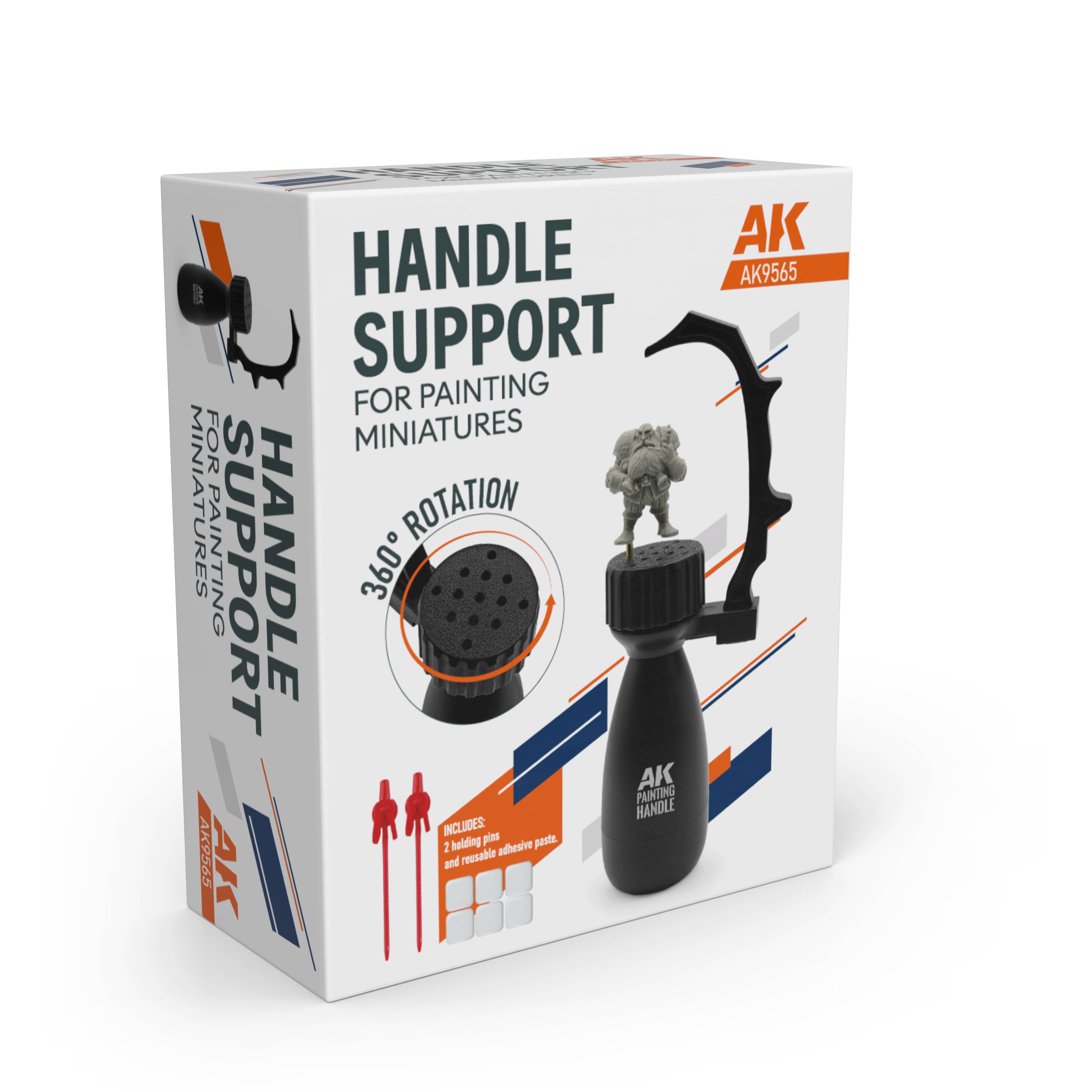 AK-Interactive: Tools - Handle Support For Painting Miniatures