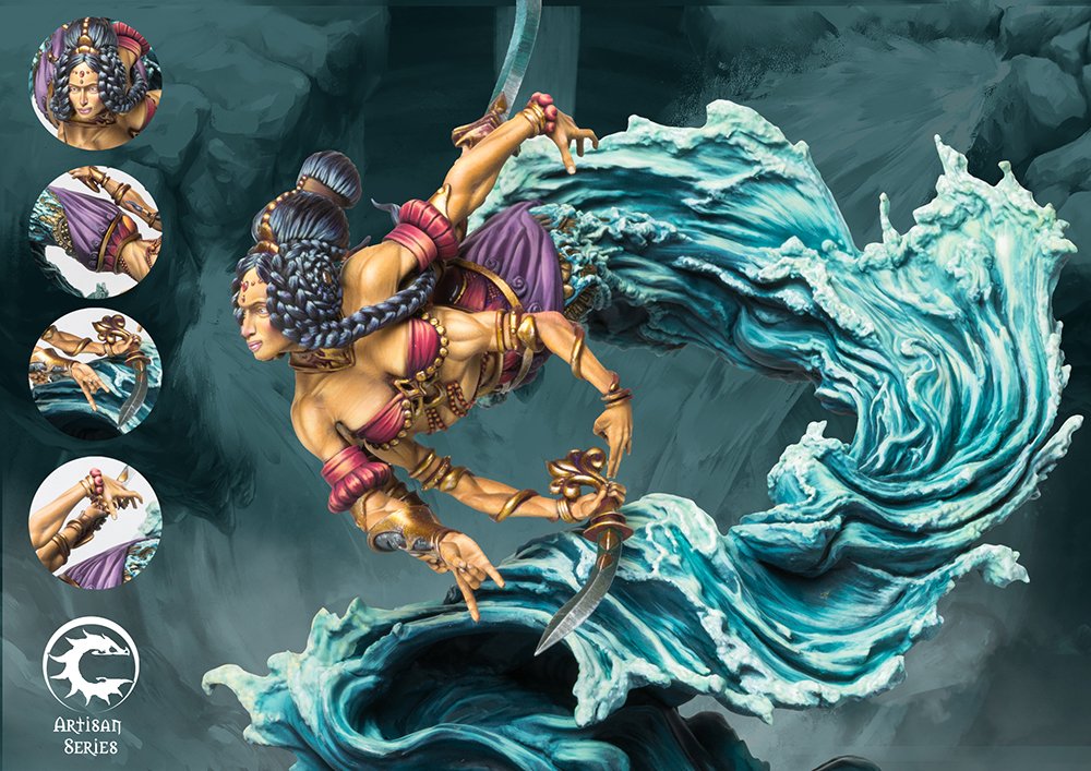 Conquest - Sorcerer Kings: Marid Apsara Artisan Series