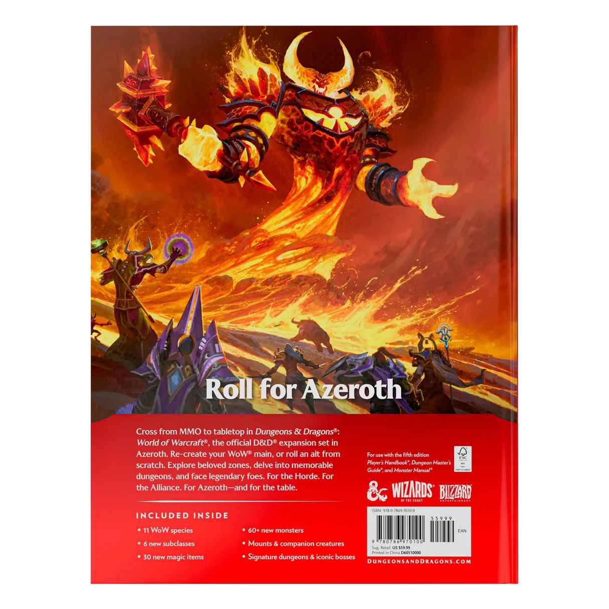 D&D: World of Warcraft - Hardcover