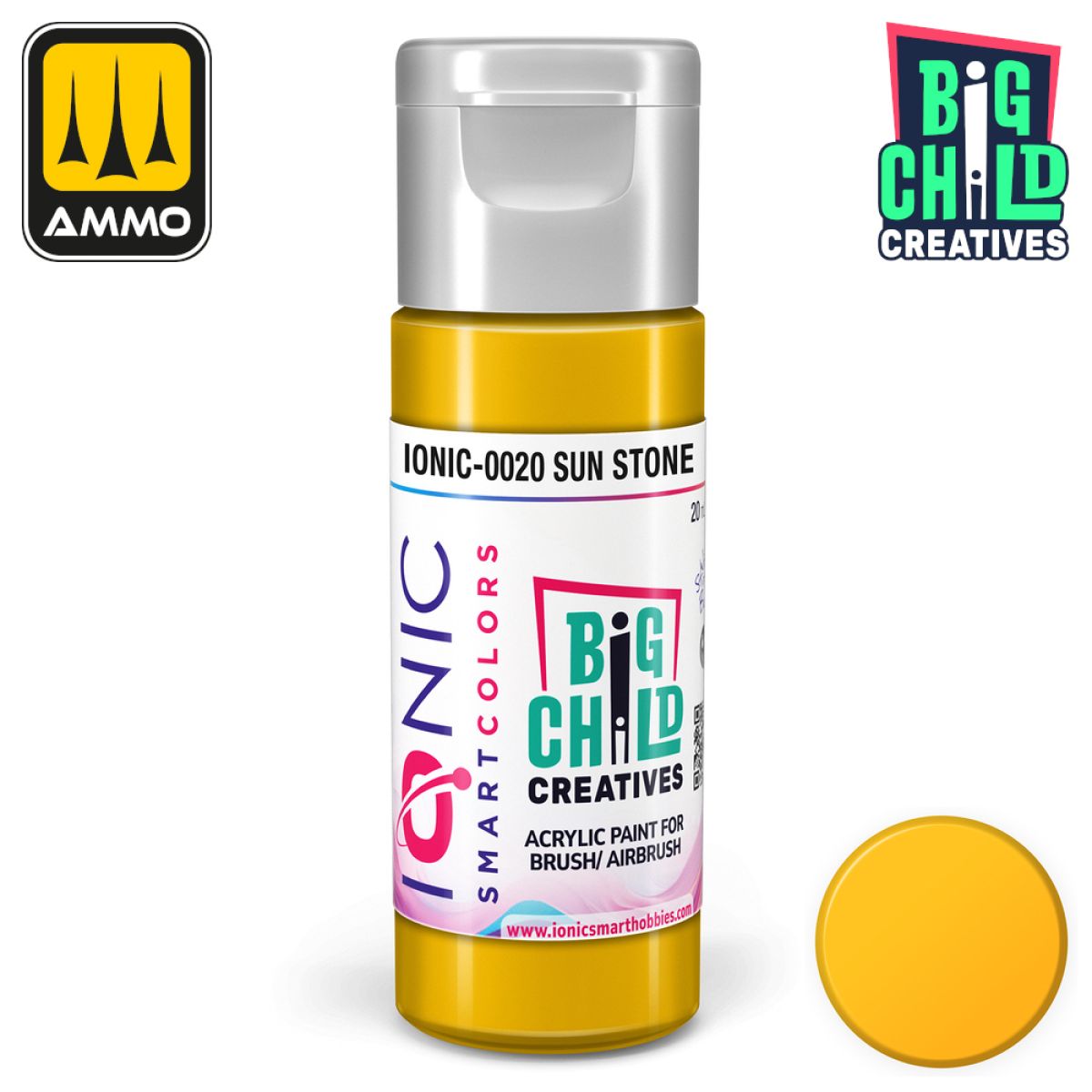 Ionic - Acrylic Paints - Sun Stone 20ml